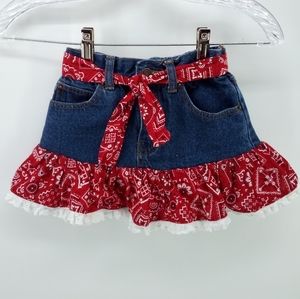 Kiddie Korral Red Bandana Cowgirl Birthday Theme Halloween 5